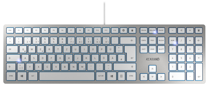 CHERRY KC 6000 SLIM Keyboard Silver