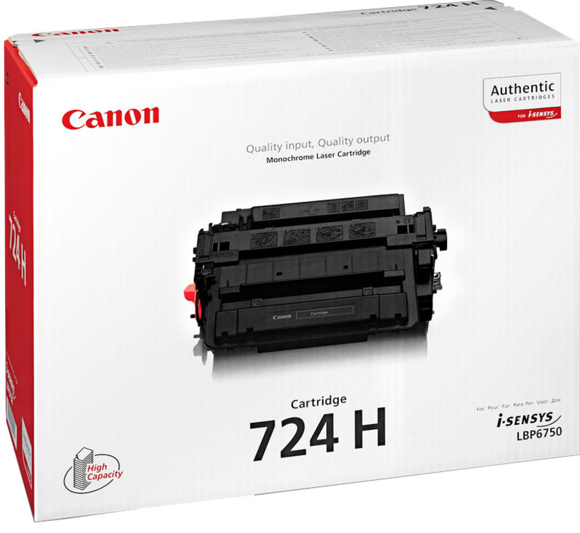 Canon 724H Toner, Black