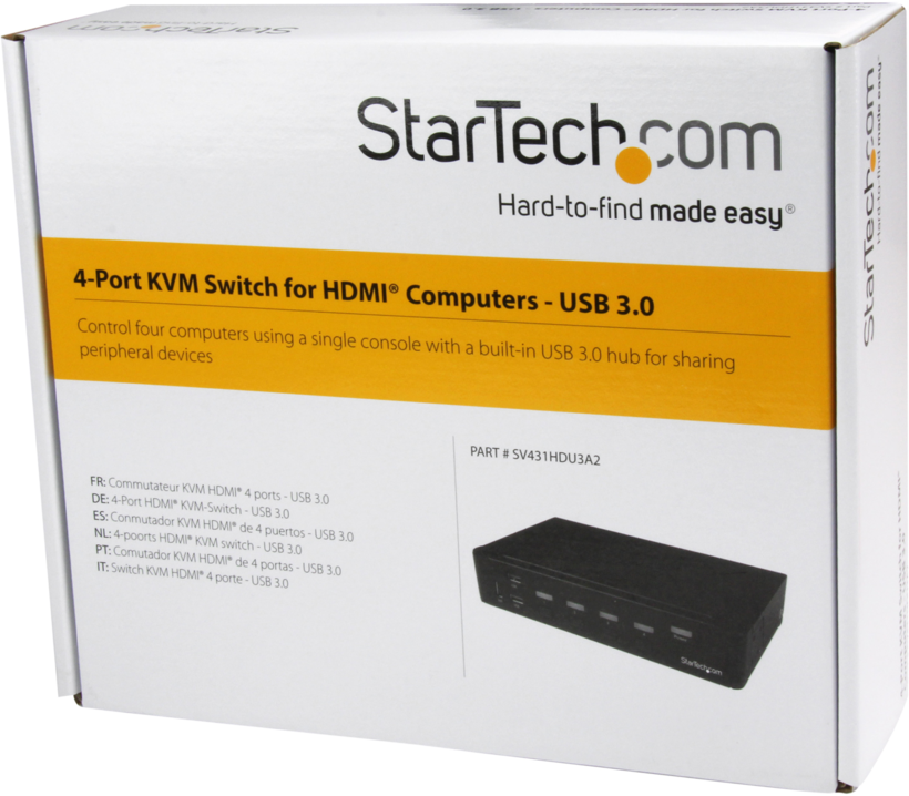 Switch KVM StarTech HDMI 4 puertos