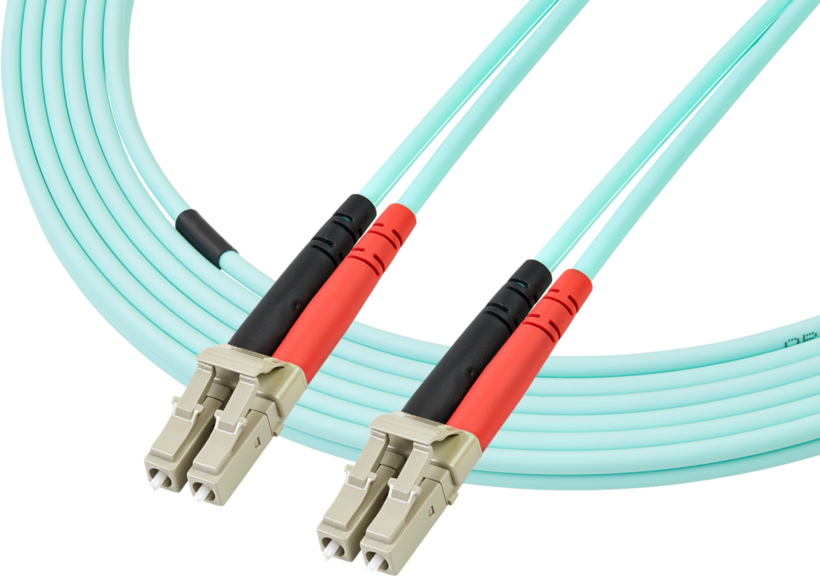 Cable patch dúplex FO LC-LC 1 m 50/125 µ