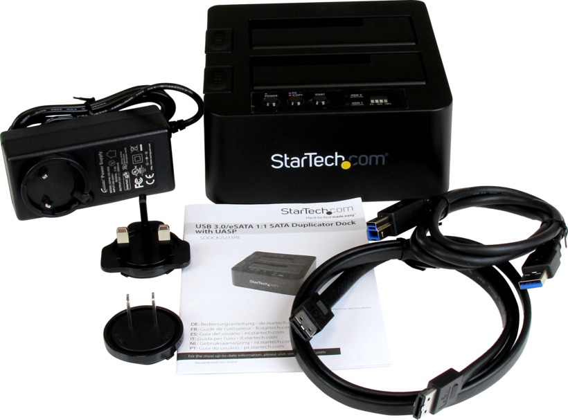 StarTech USB 2xHDD/SSD dokkoló/másoló