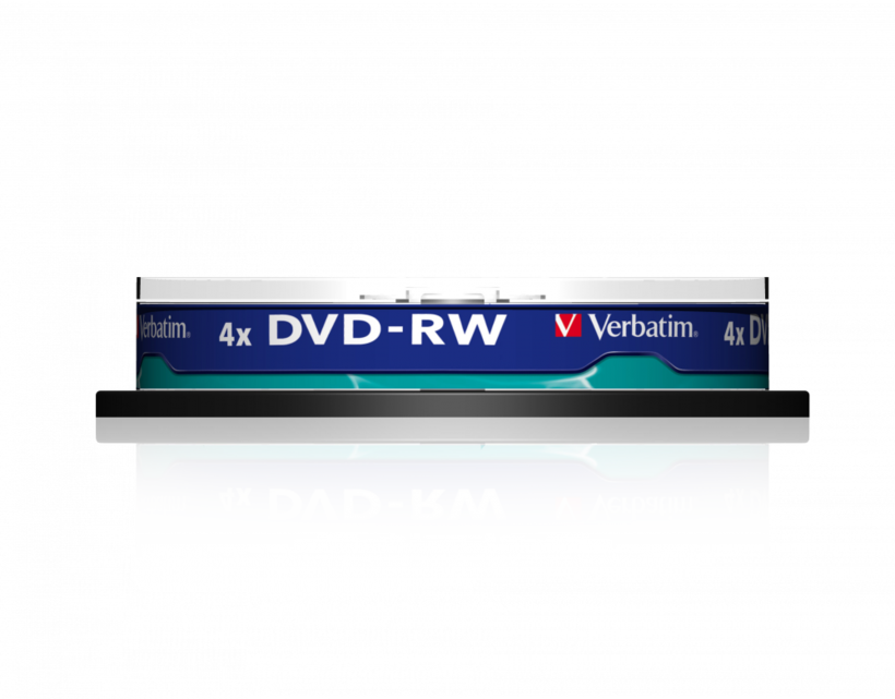 DVD-RW 4,7 Go Verbatim 4x, spindle de 10