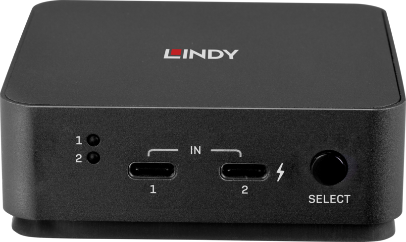 LINDY KVM Switch HDMI/Type-C 2-port