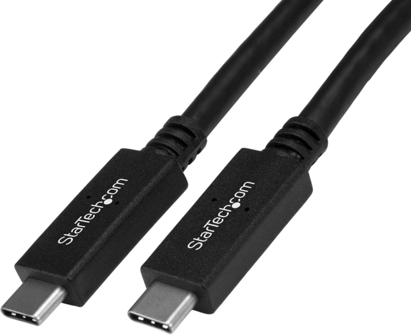 Cable USB 3.1 m(C)-m(C) 0,5 m negro