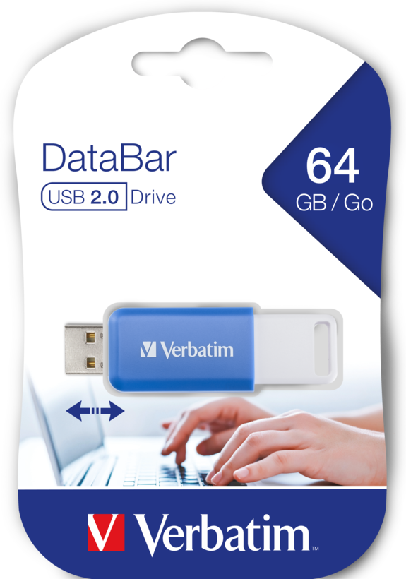 USB stick Verbatim DataBar 64 GB
