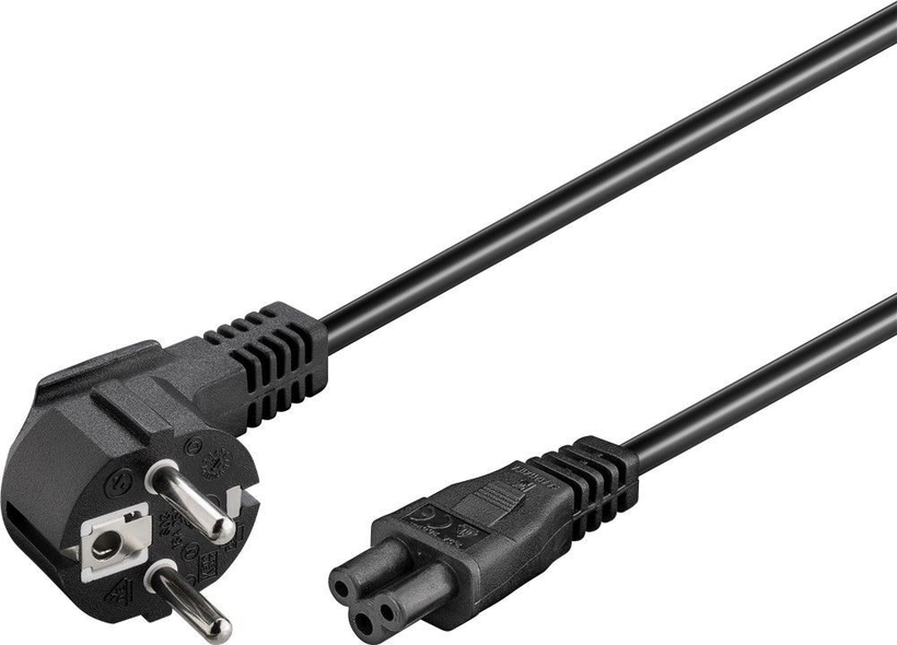 Cable alim. corriente M - C5 1.8 m negro