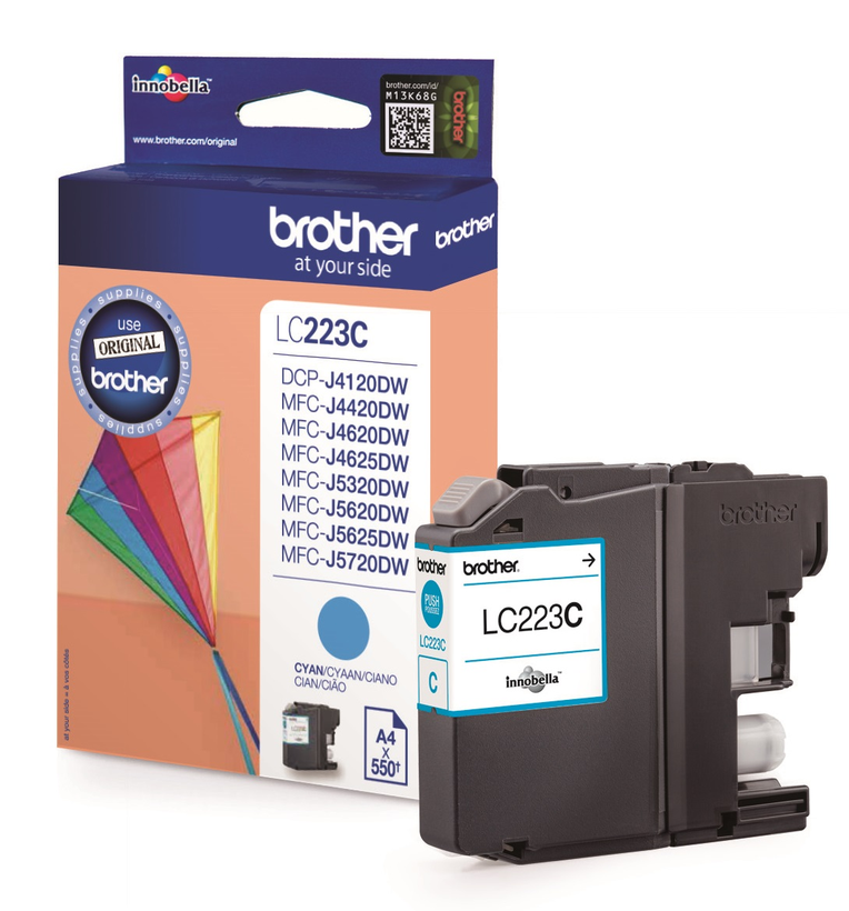 Encre Brother LC-223C, cyan