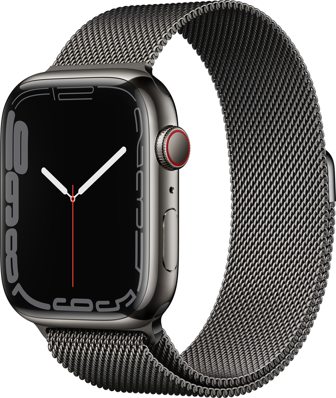 Apple Watch S7 GPS+LTE 45mm acier gris