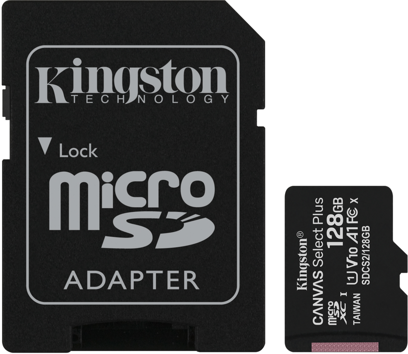 MicroSDXC 128 Go Kingston Canvas SelectP