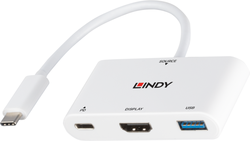 Adapter USB 3.0 C/m - HDMI+USB/f