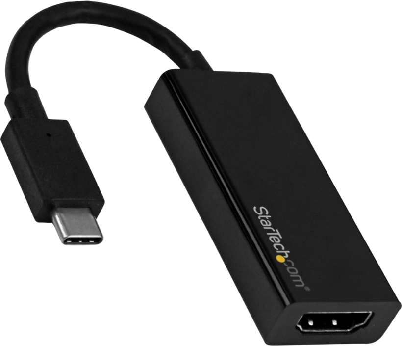 Adapter USB wt. typ C - gn. HDMI, czarny