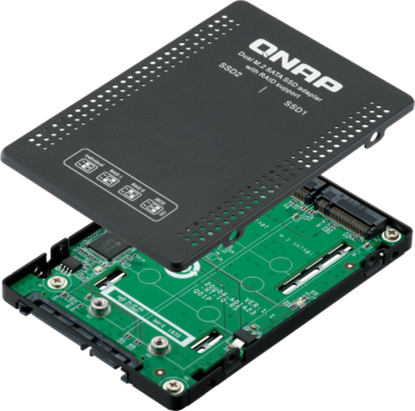Adaptador drive QNAP M.2 NVMe SSD