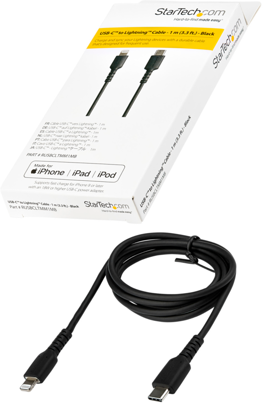 StarTech USB Type-C - Lightning Cable 1m