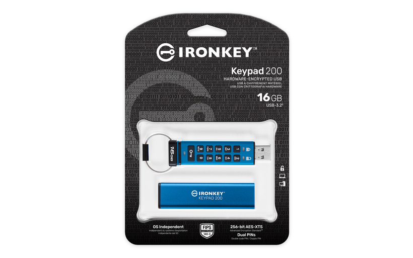 Clé USB 16 Go Kingston IronKey Keypad