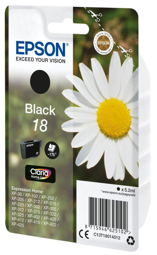 Epson 18 Claria Home tinta fekete