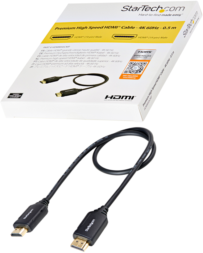 Câble HDMI StarTech, 0,5 m