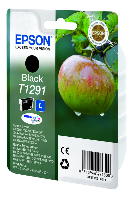 Epson T1291 L Tinte schwarz