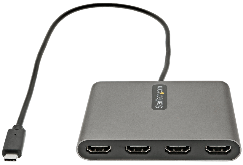 Adapt. USB-C m. - 4xHDMI f.
