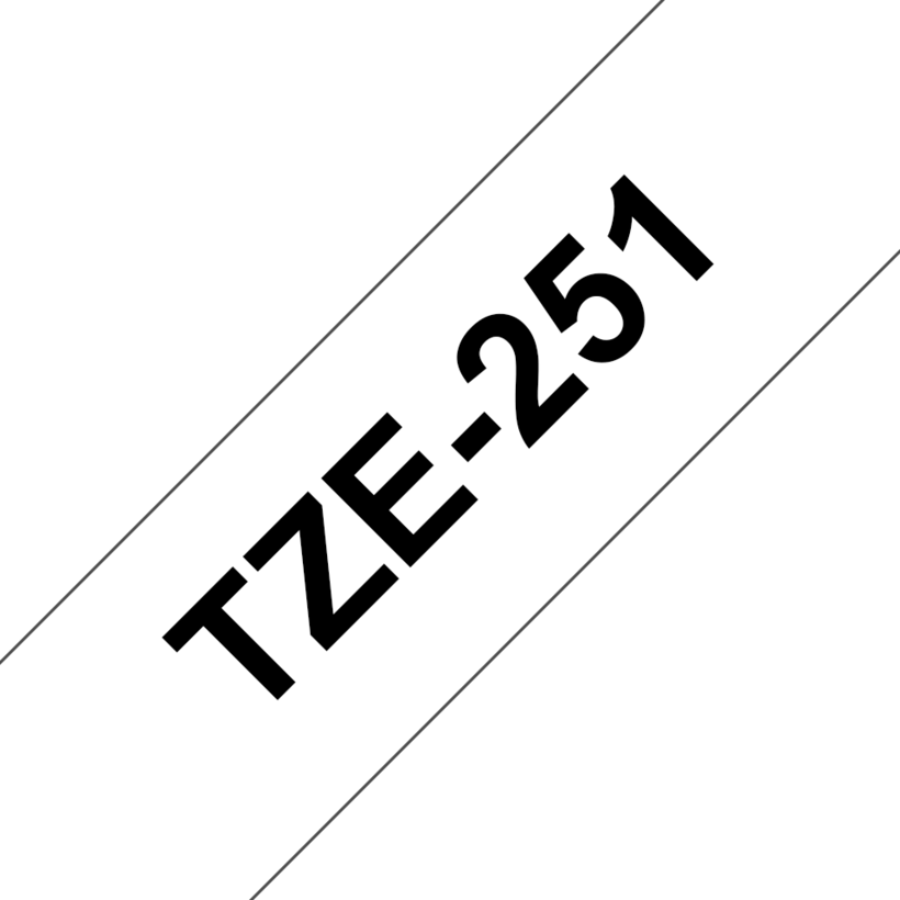 Popis. páska Brother TZe-251 24mmx8m b.