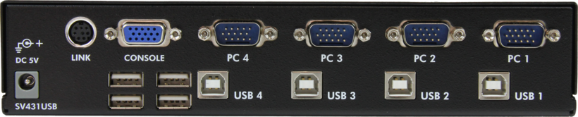 Switch KVM StarTech VGA 4 ports