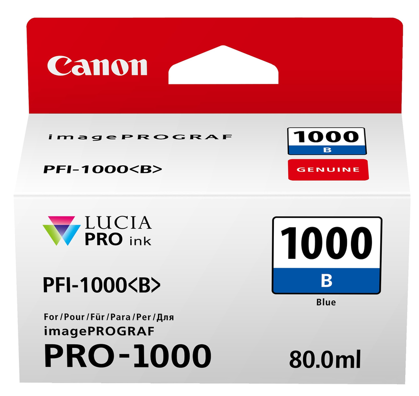 Canon PFI-1000B tinta, kék