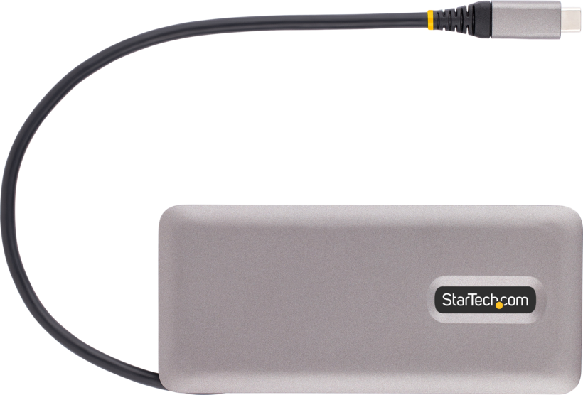 StarTech USB 3.1 4-portos hub szür./fek.