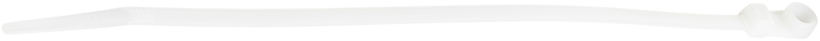 Serre-câbles 200 x 4 mm(L+l.) x100 blanc