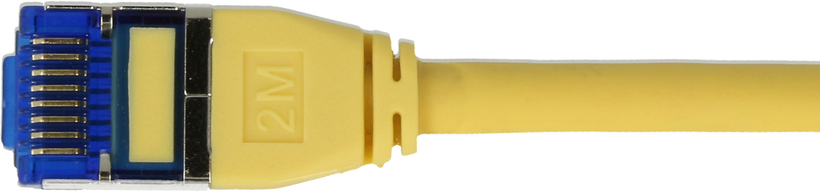 Câble patch RJ45 S/FTP Cat6a, 5 m, jaune