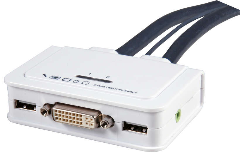 EFB 2-port Cable DVI-I KVM Switch