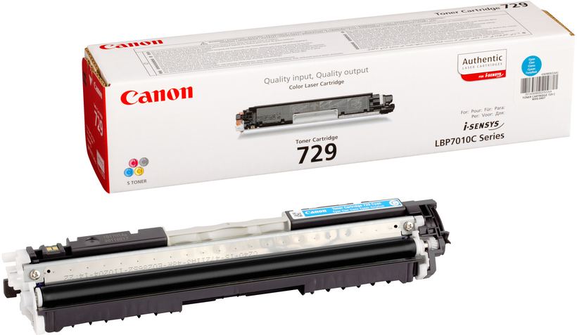 Canon 729 Toner, Cyan