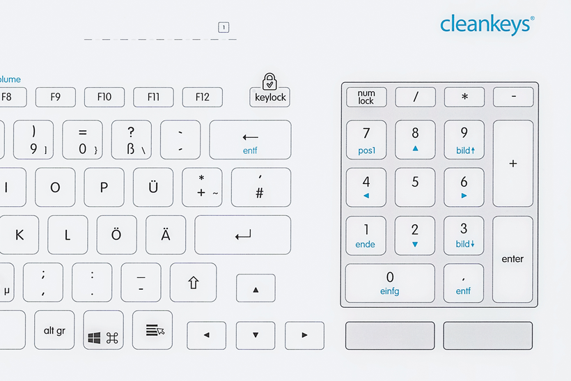 GETT Cleankeys CK5 Glass Keyboard