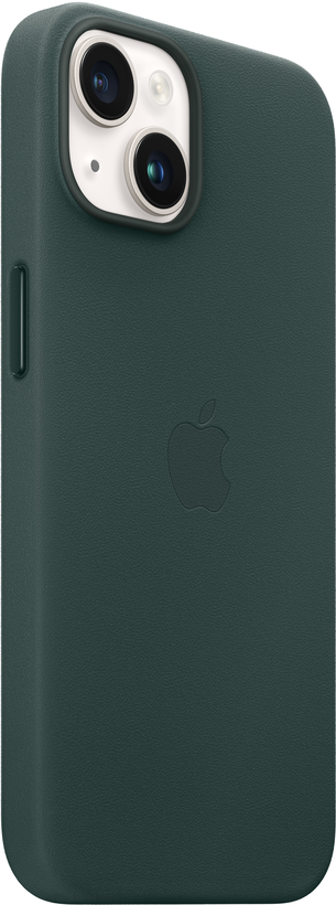 Apple iPhone 14 Leather Case Forest Grn