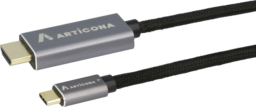 Kabel USB Typ C St - HDMI St 1 m schwarz