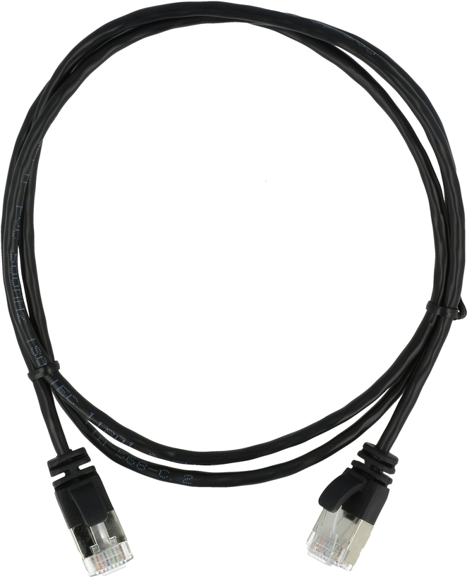 Kabel siec. RJ45 U/FTP Cat6a 5 m, czarny