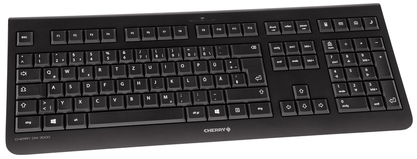 CHERRY DW3000 Tastatur und Maus Set schw