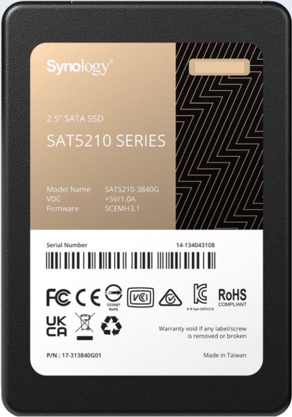 SSD NAS Synology SAT5210 1 920 Go SATA