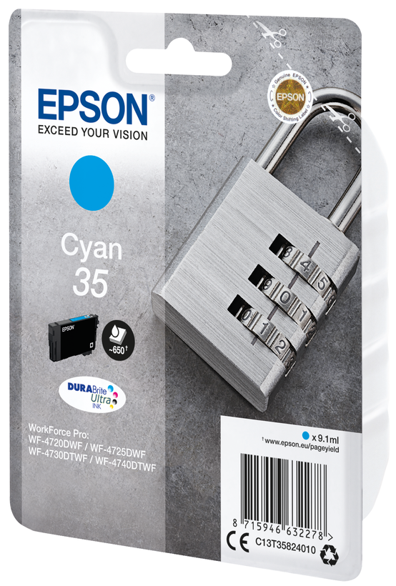 Epson 35 Tinte cyan