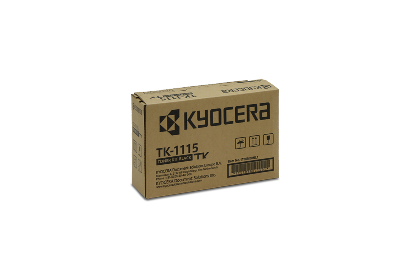 Kyocera TK-1115 Toner Kit, Black