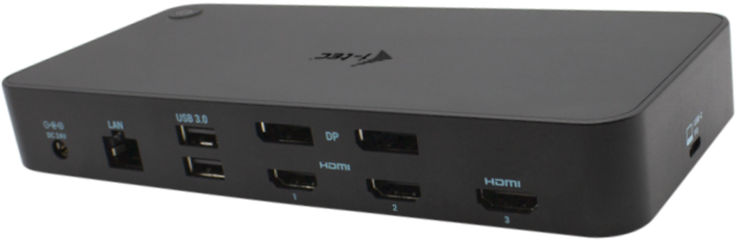 i-tec USB-C/A - 2xDisplayPort+HDMI Dock