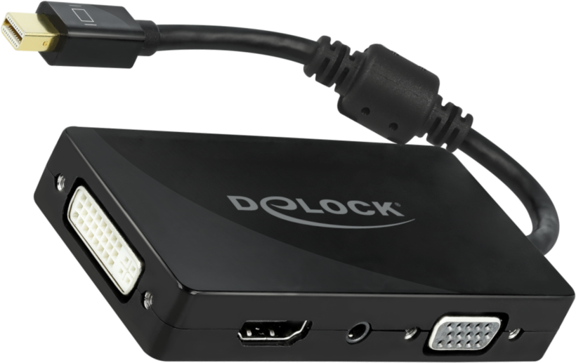 Delock Mini-DP - HDMI/DVI-D/VGA Adapter