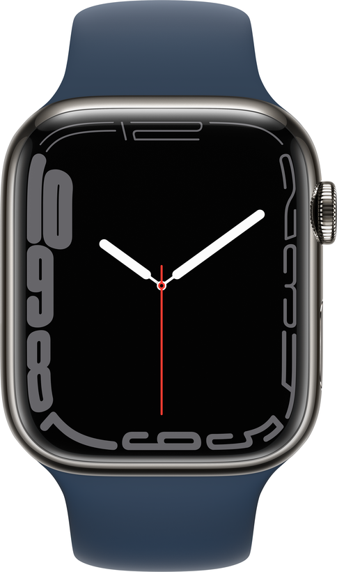 Apple Watch S7 GPS+LTE 45mm acier gris