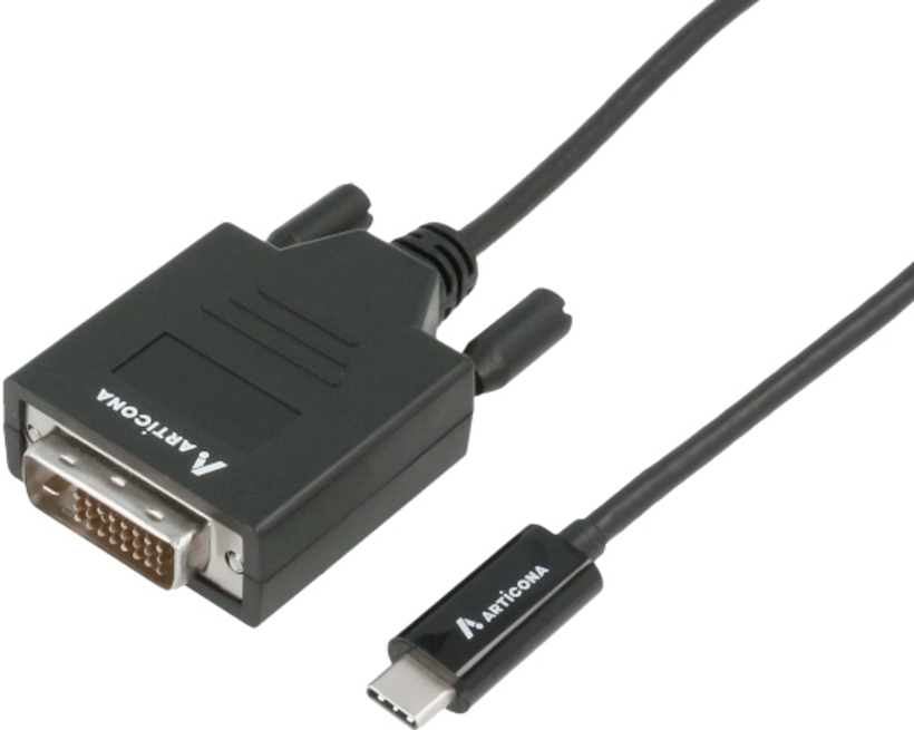 Adaptador USB tipo C m - DVI-D m, 1,8 m