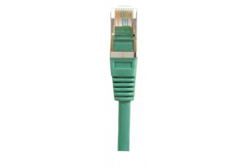 Câble patch RJ45 F/UTP Cat6 vert 0,15m