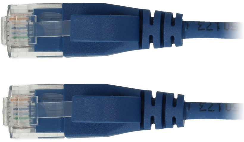 Câble patch RJ45 U/UTP Cat6a 5 m bleu