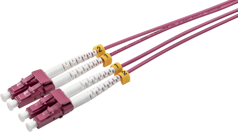 FO Duplex Patch Cable LC-LC 50µ 3m