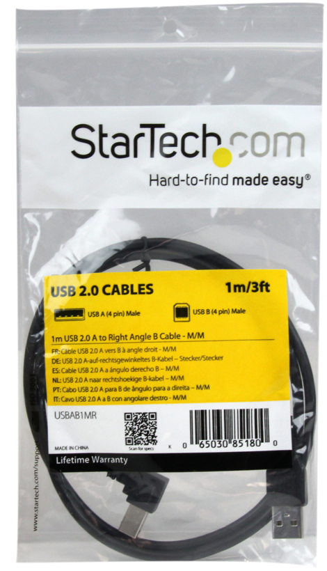 StarTech USB A - B kábel 1 m