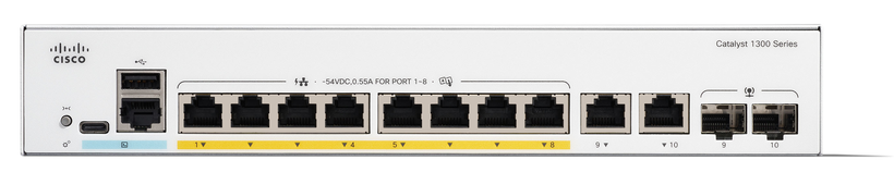 Switch Cisco Catalyst C1300-8FP-2G