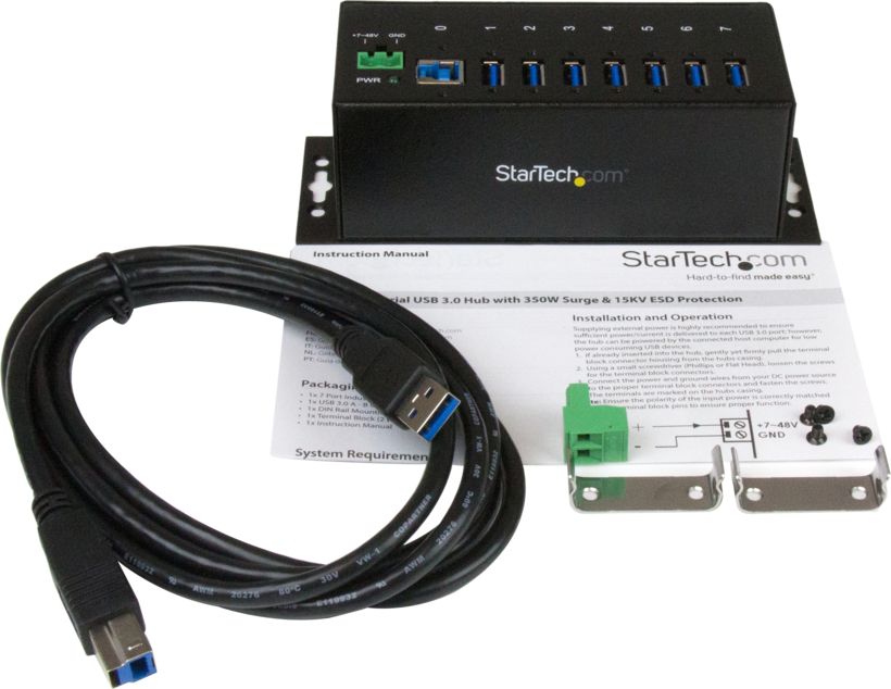 StarTech 7-port USB 3.0 Hub Industrial