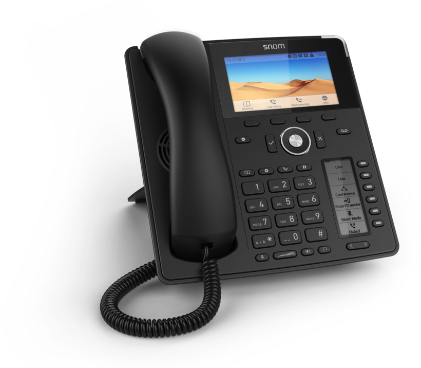 Téléphone IP fixe Snom D785, noir