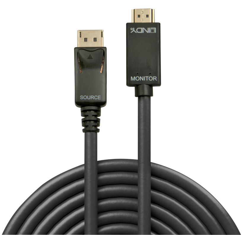 Câble Lindy DisplayPort - HDMI, 0,5 m